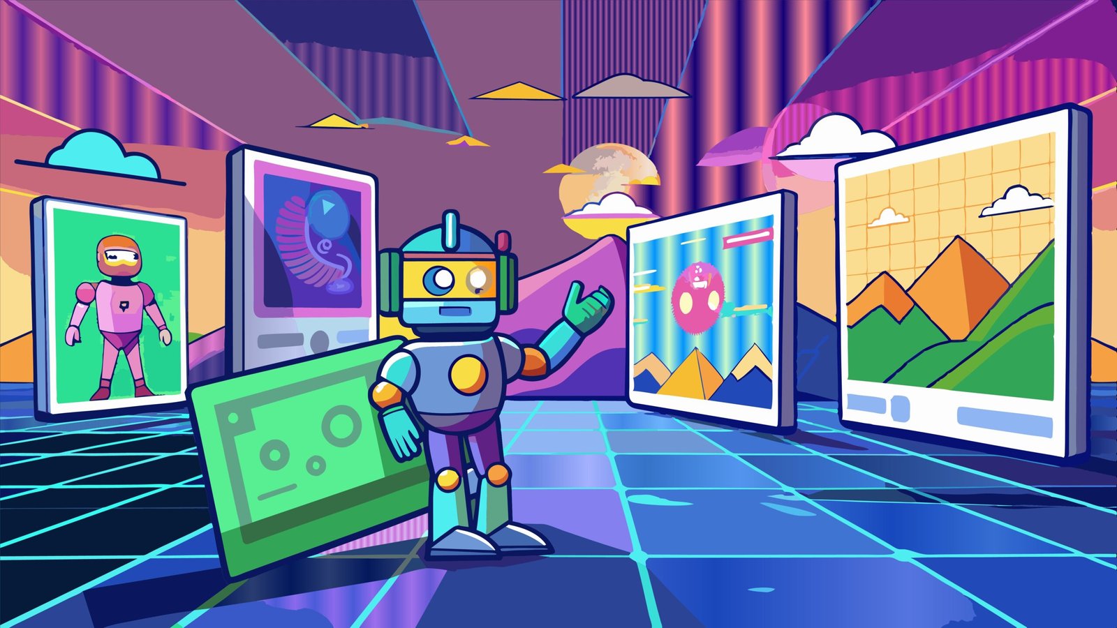 AI video and 2D animation